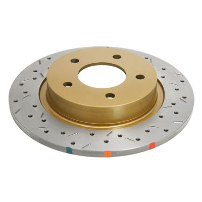 DBA DBA42957XS 4000 Series XS Premium Cross-Drilled and Slotted Rear Solid Disc Brake Rotor