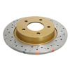 DBA DBA42957XS 4000 Series XS Premium Cross-Drilled and Slotted Rear Solid Disc Brake Rotor view 1
