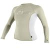 O'Neill Women's Skins RG8 Long Sleeve Crew (Bone/White, X-Small) view 1