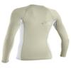 O'Neill Women's Skins RG8 Long Sleeve Crew (Bone/White, X-Small) view 2