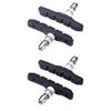 BBB BBS-04OE Bicycle Brake Shoe Set for V-Brakes, Bee Stop, 4 Pieces, Simple Packaging Model, Black view 1
