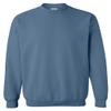 50/50 Crewneck Sweatshirt, Color: Indigo Blue, Size: XXX-Large