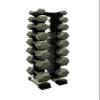Ader Fitness Hex Dumbbell Set- 8 Pairs; 3-25lb w/Rack view 1