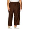 Alfred Dunner Women's Medium Pant,Brown,18 view 4
