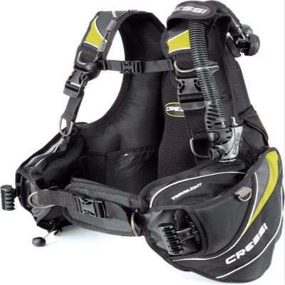 Cressi Travelight, Black/Yellow, XL