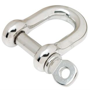 D Shackle SS 3/8"