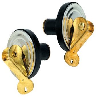 Baitwell Plug-1/2 inche -Brass Pack of 2