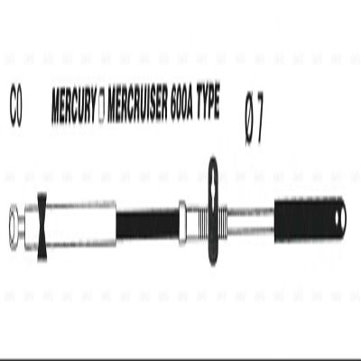 Control Cable Merc Pre98 24Ft