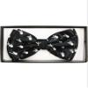 Outer Rebel Black with Skull Crossbones Bow Tie view 1