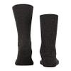FALKE Unisex Walkie Ergo Socks, Crew Length, Thick Sole, Hiking Sock, Breathable, Moisture-Wicking, Merino Wool, Grey (Smog 3150), 5-6, 1 Pair view 2