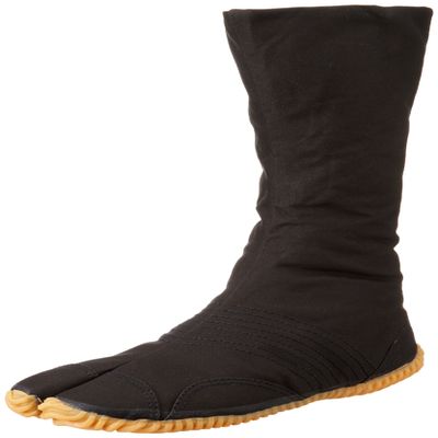 MARUGO MATSURI JOG Men's 12 Black Cotton Tabi Boots 30 cm