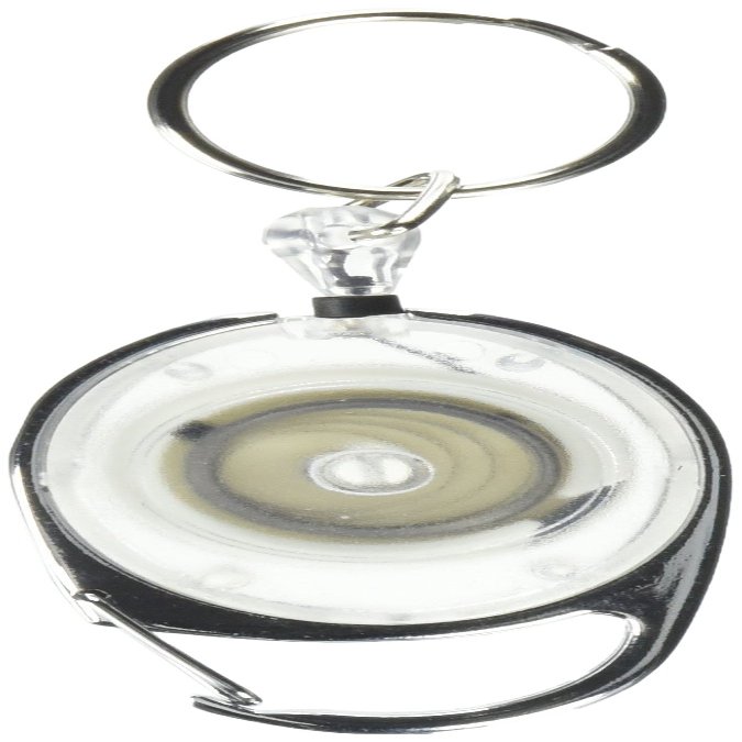 Tatco Reel Key Chain with Chrome Carabiner - 6 / Pack - Chrome (TCO58200)