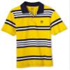 IZOD Big Boys' Boys Auto Stripe Pique Polo,Light Gold,Small view 1