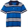 IZOD Little Boys' Short Sleeve Auto Stripe Pique Polo,Royal,X-Large view 1