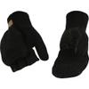 Kinco, 5110-XL, Convertible Knit Wool Gloves for Men - Alyeska Ragg Gloves, Black - For Cold Weather, Indoors and Outdoors (X-Large) view 1