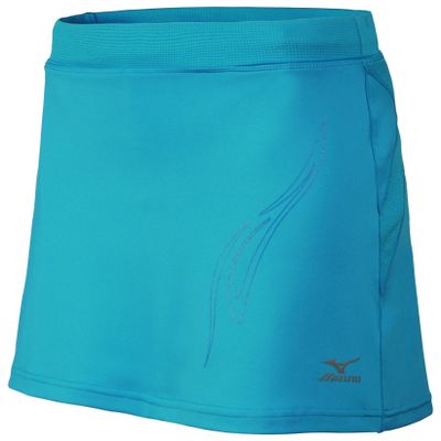 Mizuno Women's Meridian Running Skirt,Diva Blue,Large