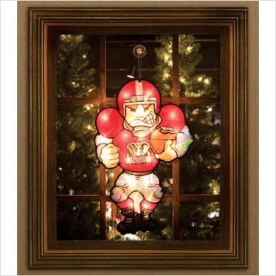North Dakota Hockey Light-Up Window Player