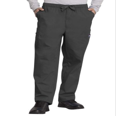 Cherokee Men's Originals Cargo Scrubs Pant, Pewter, Medium