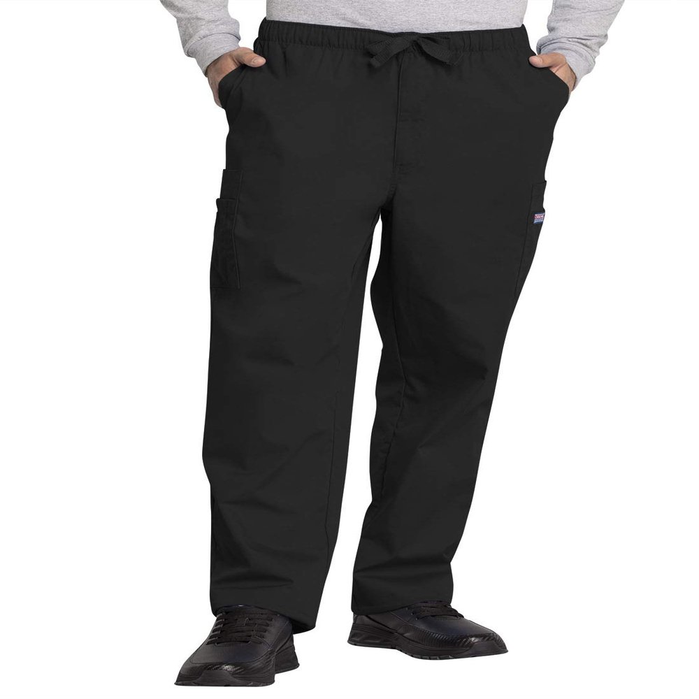 Cherokee Men's Originals Cargo Scrubs Pant, Black, X-Large