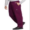 Cherokee Men's Big and Tall Originals Cargo Scrubs Pant, Wine, XX-Large view 2