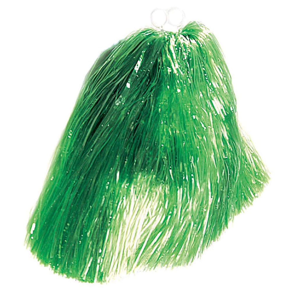 WIDMANN 1056V - Pom Pom Pom Plain Adult Unisex, Cheerleader, Majorette, Supporters, Italian, American, St. Patrick, Dancers, College, Carnival, Green