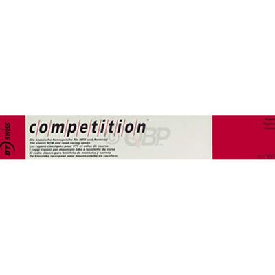 DT Swiss Competition Spoke: 2.0/1.8/2.0mm 240mm J-Bend Silver Box of 100