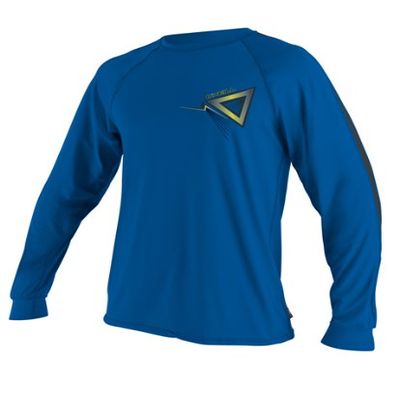 O'Neill Wetsuits Men's 24/7 Tech Long Sleeve Shirt, Nite Blue/Black, Medium