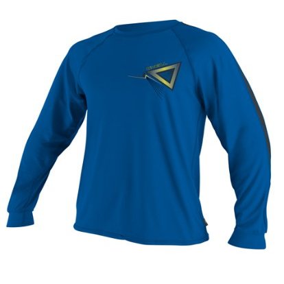 O'Neill Wetsuits Men's 24/7 Tech Long Sleeve Shirt, Nite Blue/Black, Medium