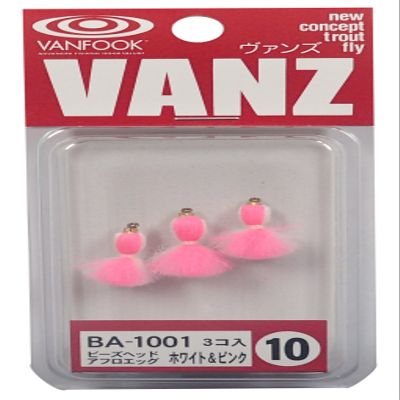 Vanfook 25927 Beads Head Aflo Egg BA-1001 White Pink