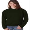 Gildan 18000B Youth 7.5 Fleece Crew - Forest Green - L view 1