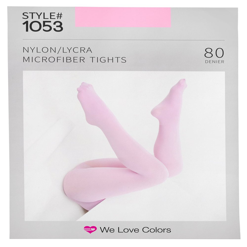 Microfiber Tights Opaque, Soft & Durable Pantyhose for Women & Men Regular & Plus Sizes 50+ Colors, Stretch Fit