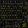 FARSI (Persian) English Non-Transparent Keyboard Sticker ON Black Background for Desktop view 2
