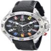 Nautica Men's N16553G Stainless Steel Watch with Black Band view 1
