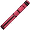 Action 34" Long Pool Cue Hard Carrying Case - Holds 2 Butts & 2 Shafts, Separate Molded Tubes, Large Zippered Accessory Pockets, Adjustable 1" Vinyl Carrying Strap, Fits up to 32" Shaft or Butt, Pink view 1