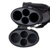 Action 34" Long Pool Cue Hard Carrying Case - Holds 2 Butts & 2 Shafts, Separate Molded Tubes, Large Zippered Accessory Pockets, Adjustable 1" Vinyl Carrying Strap, Fits up to 32" Shaft or Butt, Pink view 4