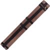 Action 2/4 Oval Hard Pool Cue Case Color: Brown view 2