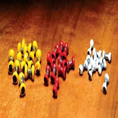 Hareline Lead Dumbbell Eyes Midget Plated