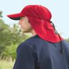 Adams Cap 6-Panel Baseball Cap with Elongated Bill and Neck Cape EOM101 green One Size view 2
