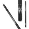 Action Black & White Billiards Pool Cue Stick - Grey & White Diamonds - 21oz view 2