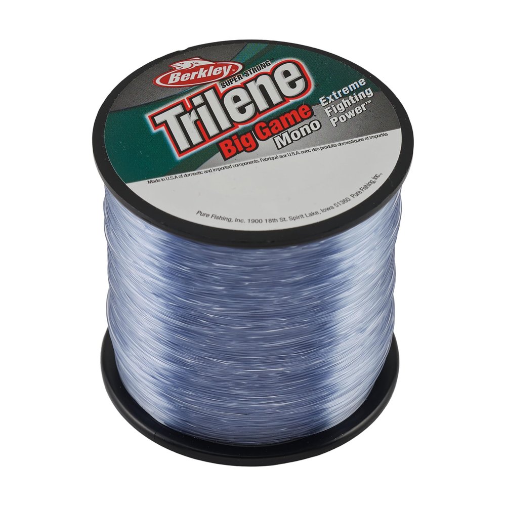 Berkley Trilene Big Game, Steel Blue, 10lb | 4.5kg, 1500yd | 1371m Monofilament Fishing Line, Suitable for Saltwater and Freshwater Environments