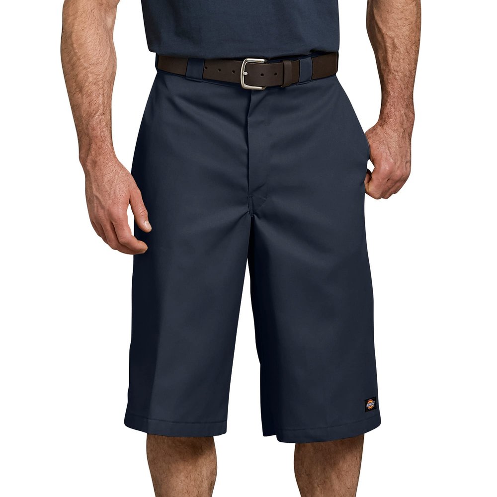 Dickies Mens 15-Inch Relaxed Fit Work Shorts  Lightweight Uniform Shorts for Men with Multi-Use Pocket and Durable Fabric, Dark Navy, 46