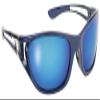 Blue Ice Wrap around Sunglasses Polarized Blue Mirror Lens (6402) view 1