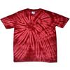 Tie-Dye Adult 5.4 oz. 100% Cotton Spider T-Shirt L SPIDER CRIMSON view 1
