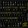 Greek-English Non-Transparent Keyboard Stickers Black Background view 2