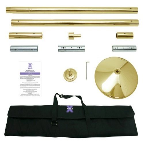 X-POLE Xpert 45mm Titanium Gold Pole-Dancing Pole