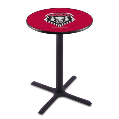 Holland Bar Stool Co. L211-36" Black Wrinkle New Mexico Pub Table with 36" Dia. top