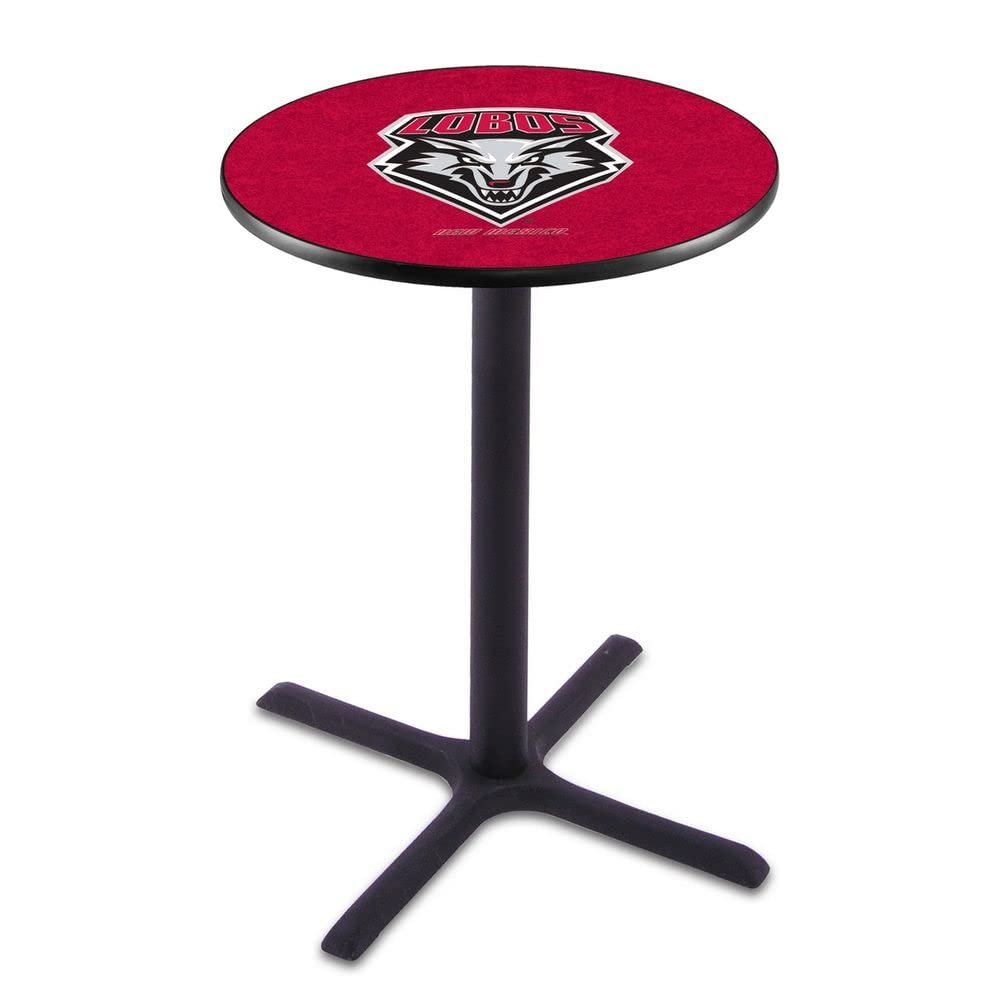 Holland Bar Stool Co. L211-36" Black Wrinkle New Mexico Pub Table with 36" Dia. top
