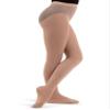 Capezio girls Hold & Stretch Footed Tight - Girls Tight, Light Suntan, X-Small view 2