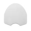 Basketball Backboards Steel - Gared Steel Rear Mount Backboard - White view 1