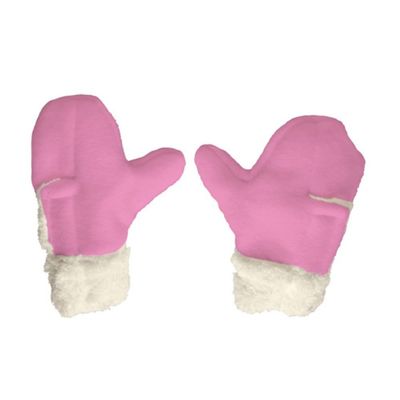 i Play. Soft and Snuggly Mittens, Hot Pink, Infant